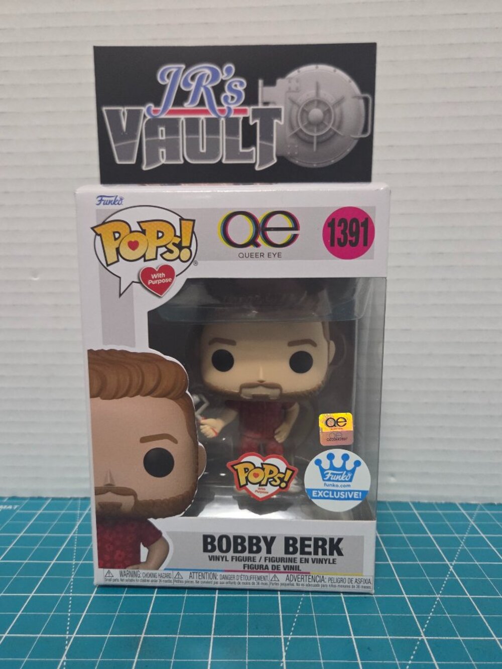 Funko POP With a Purpose Queer Eye Bobby Berk 1391 Vinyl Figure